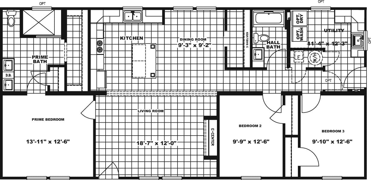 Woodbridge ii floor plan home features