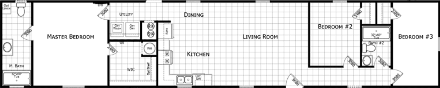 Bertram floor plan home features
