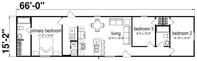 Vertex floor plan home features