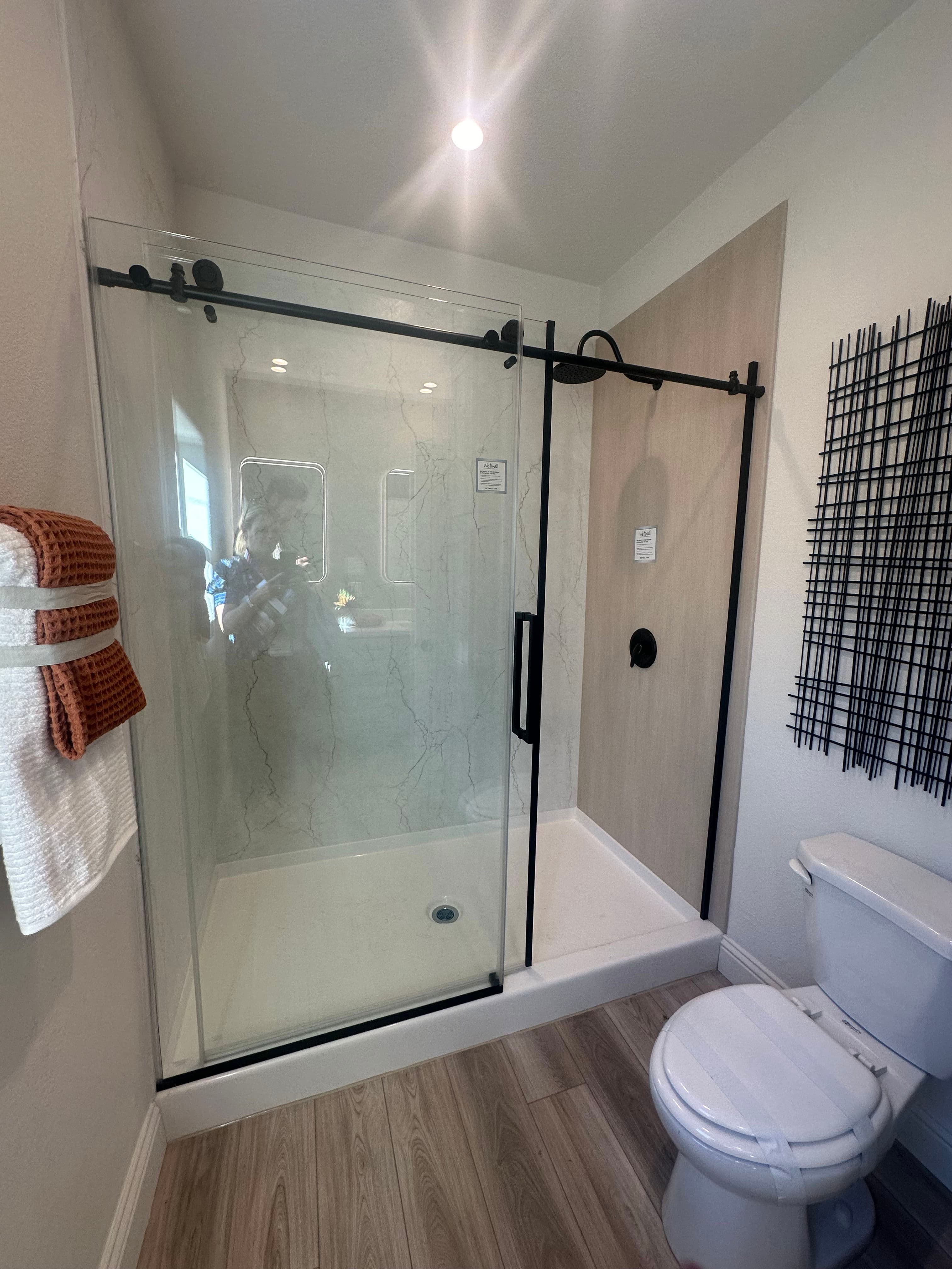 The calistoga bathroom home features