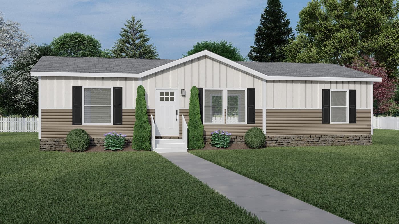 Desoto elevation and exterior home features