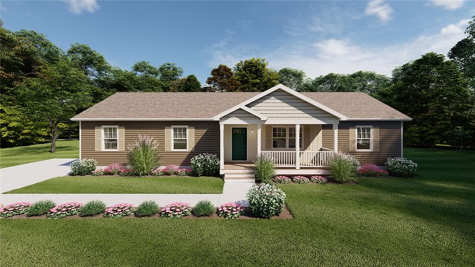 Eagleton hero, elevation, and exterior home features