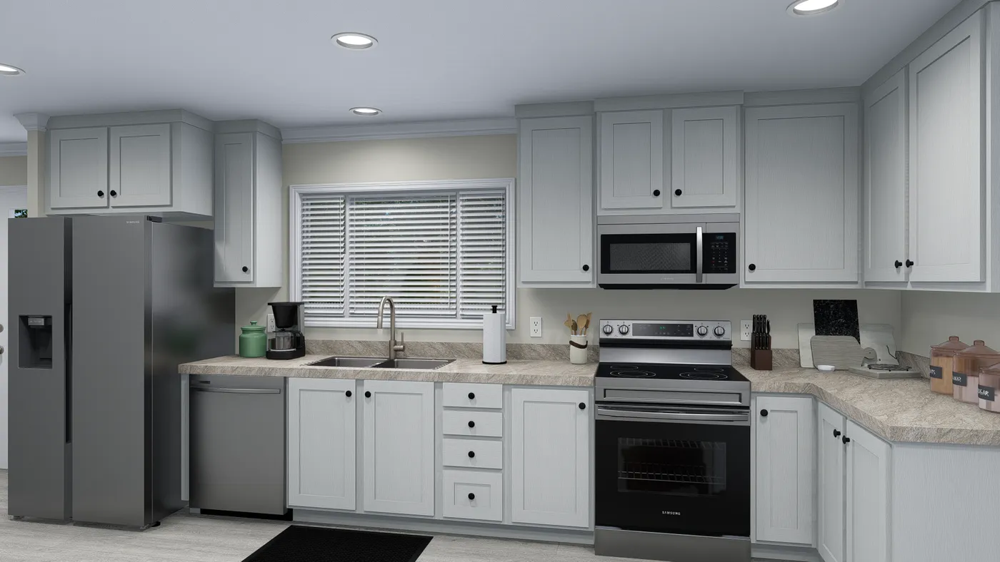 Emerald kitchen home features