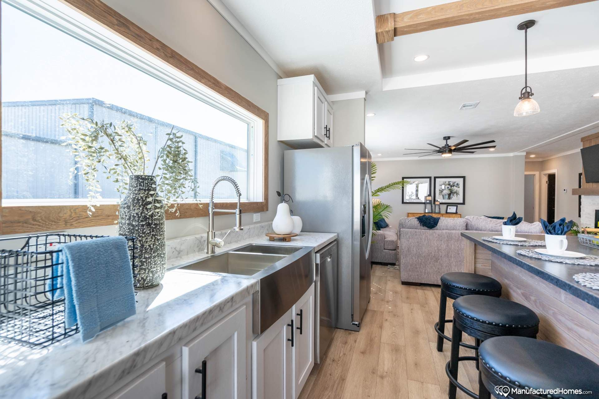 The shades creek kitchen home features