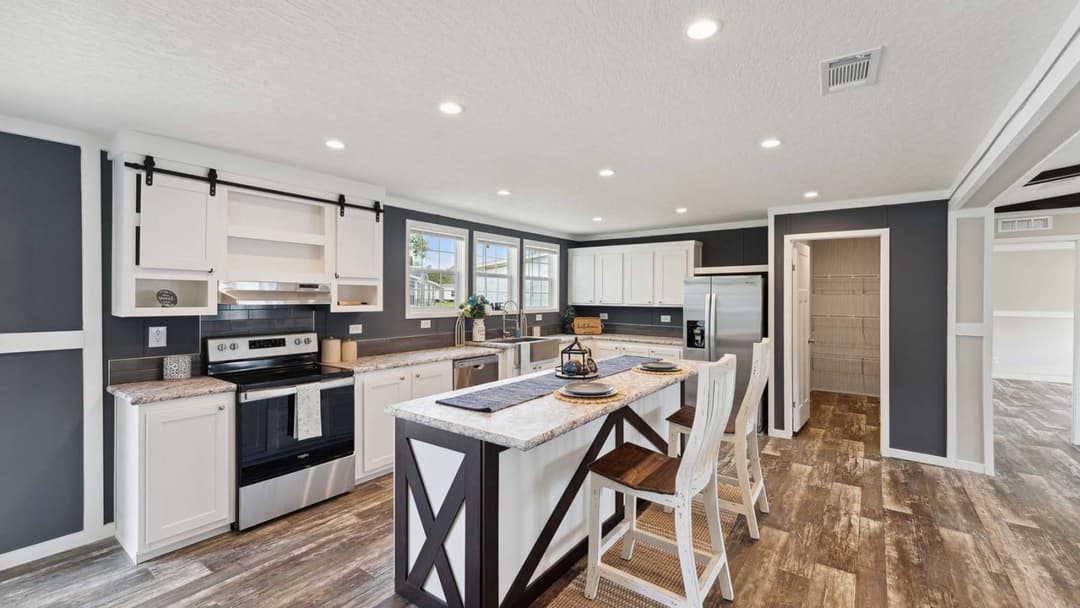 The maddux kitchen home features