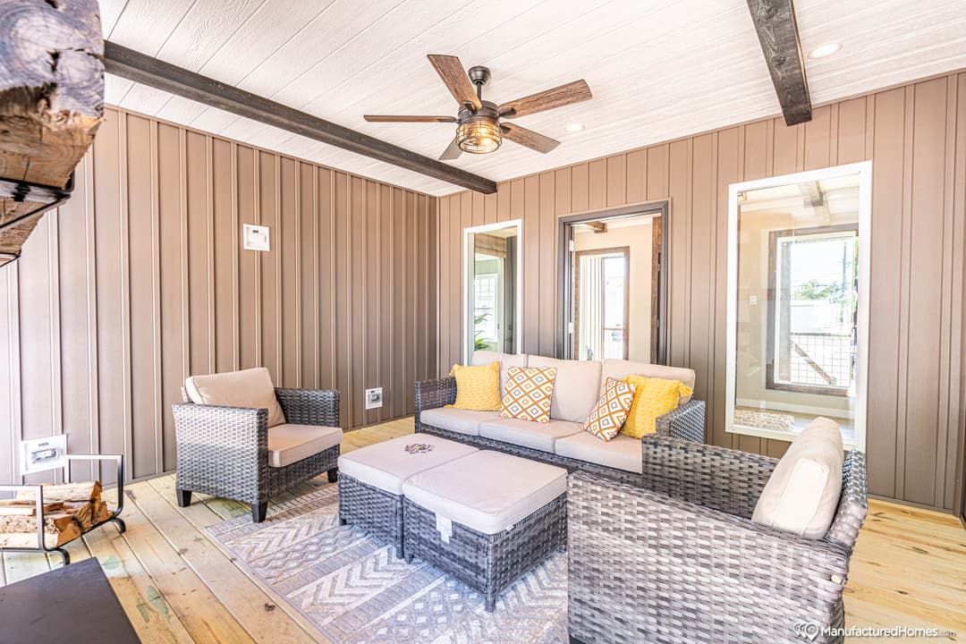 The white oak  interior home features