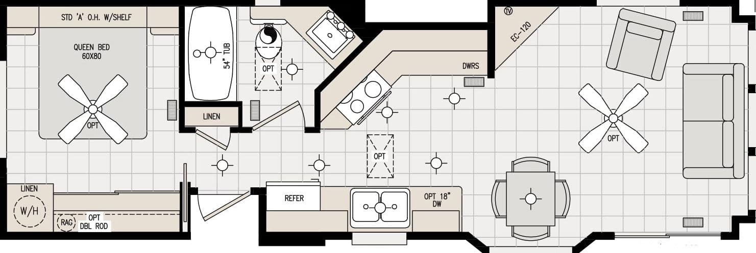 Sedona sn11351e floor plan and hero home features