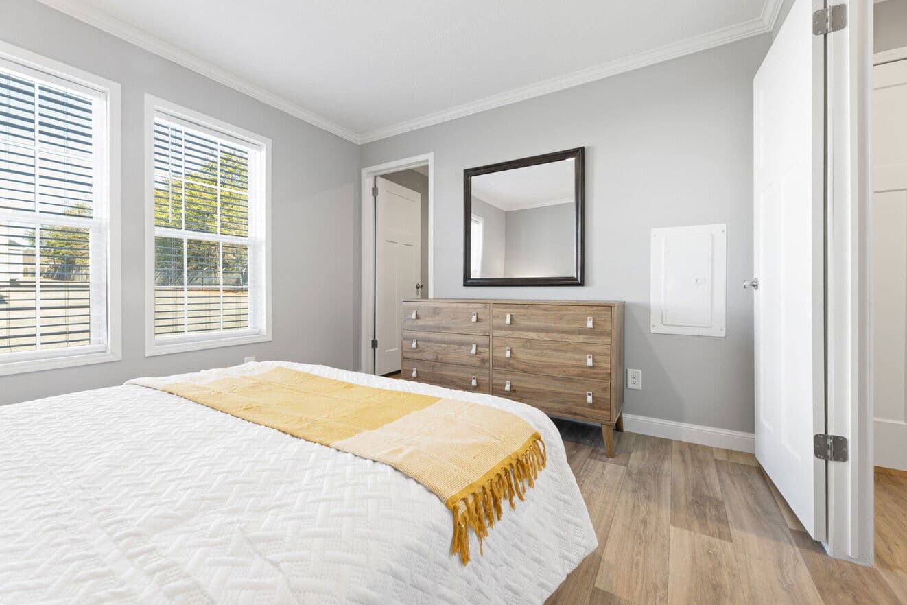 The roanoke duplex interior and bedroom home features