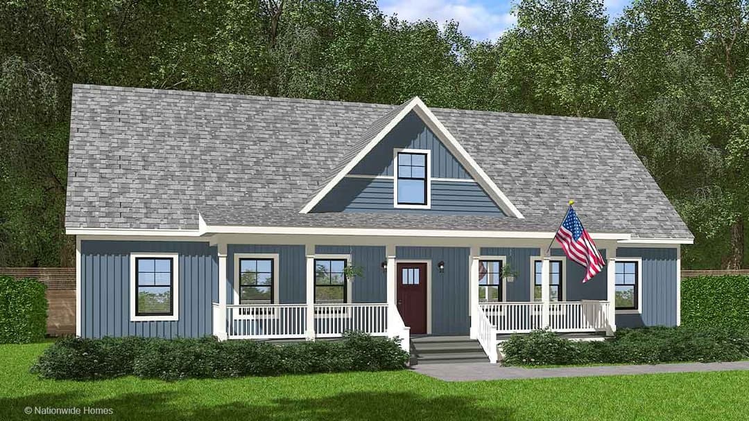 Farmhouse iv ranch hero, exterior, and elevation home features