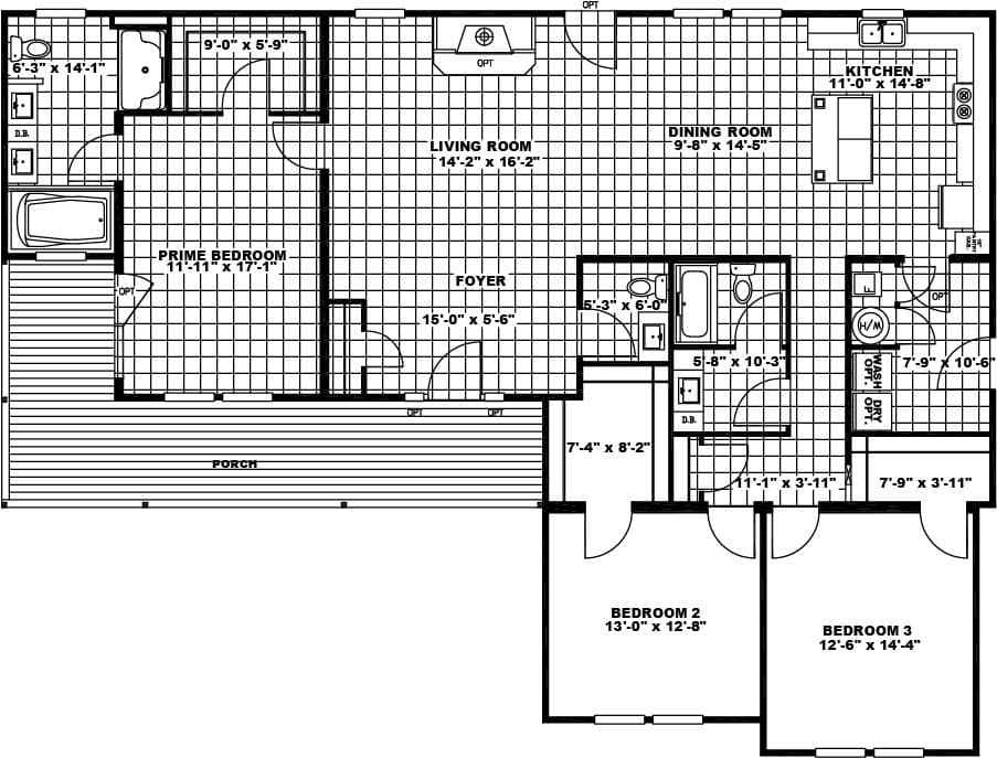 Greystone elite floor plan home features