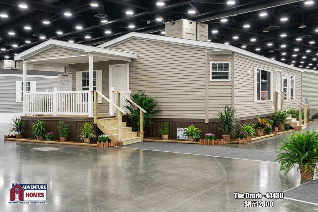 Ozark | 4443u hero, elevation, and exterior home features