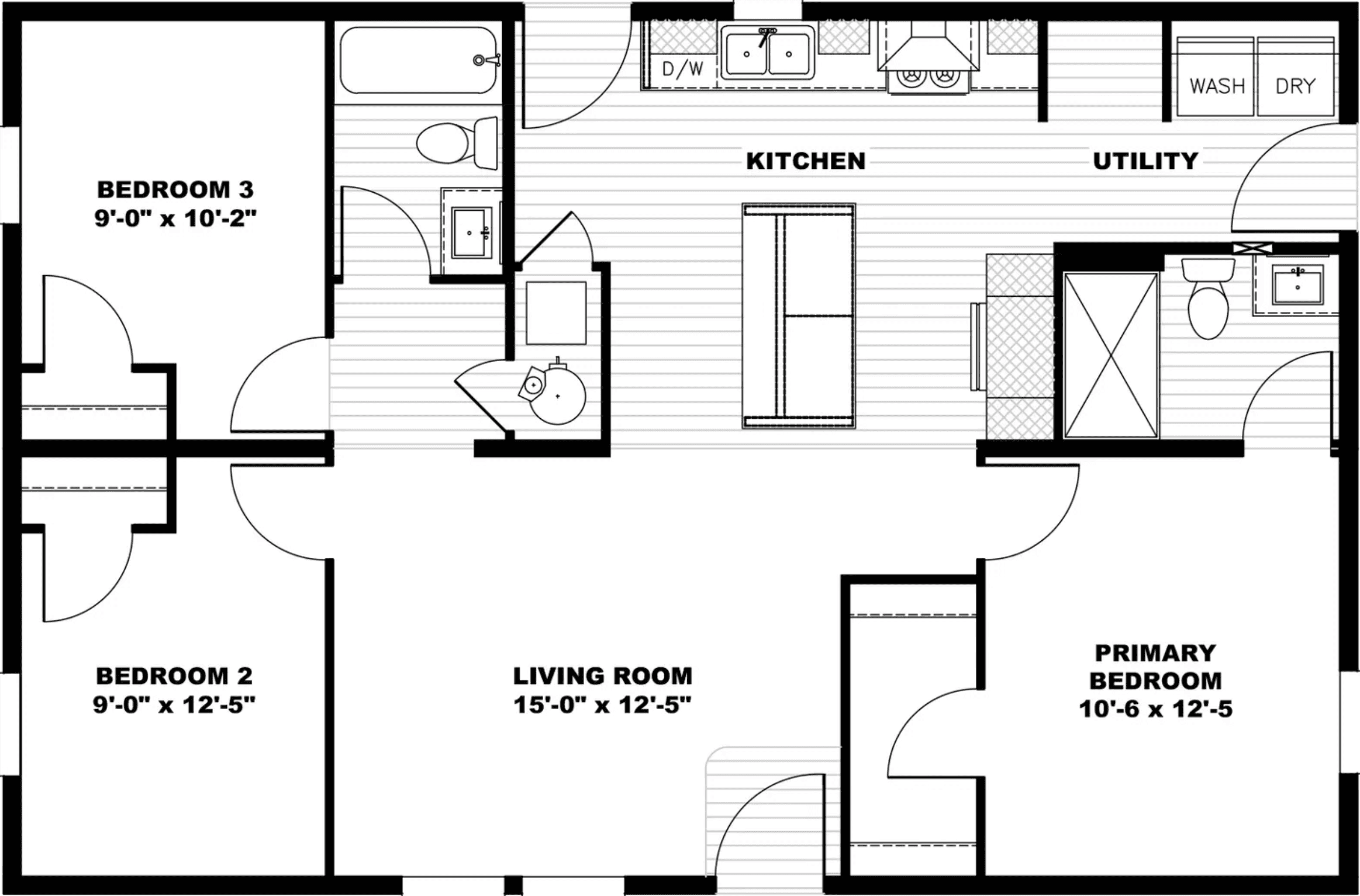 Sweet dreams floor plan home features