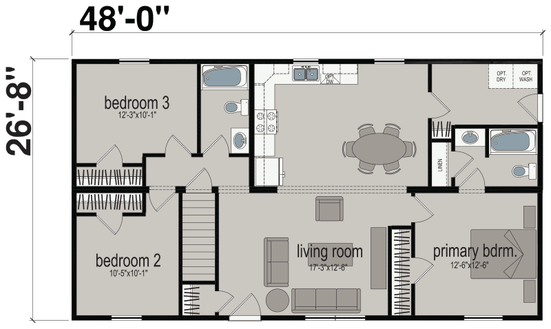 Ne-617 floor plan and hero home features