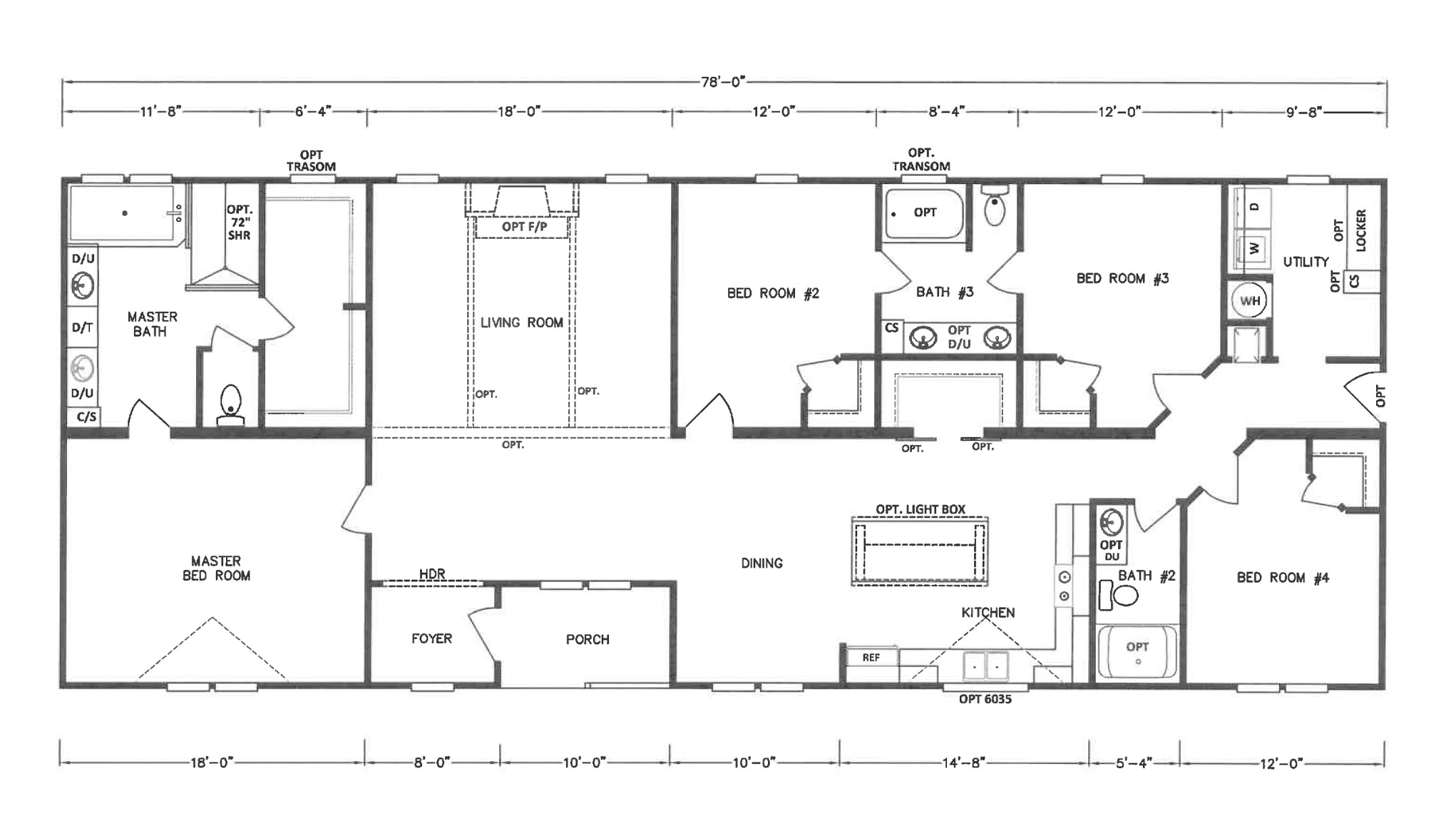 Kb-3251 odessa floor plan home features