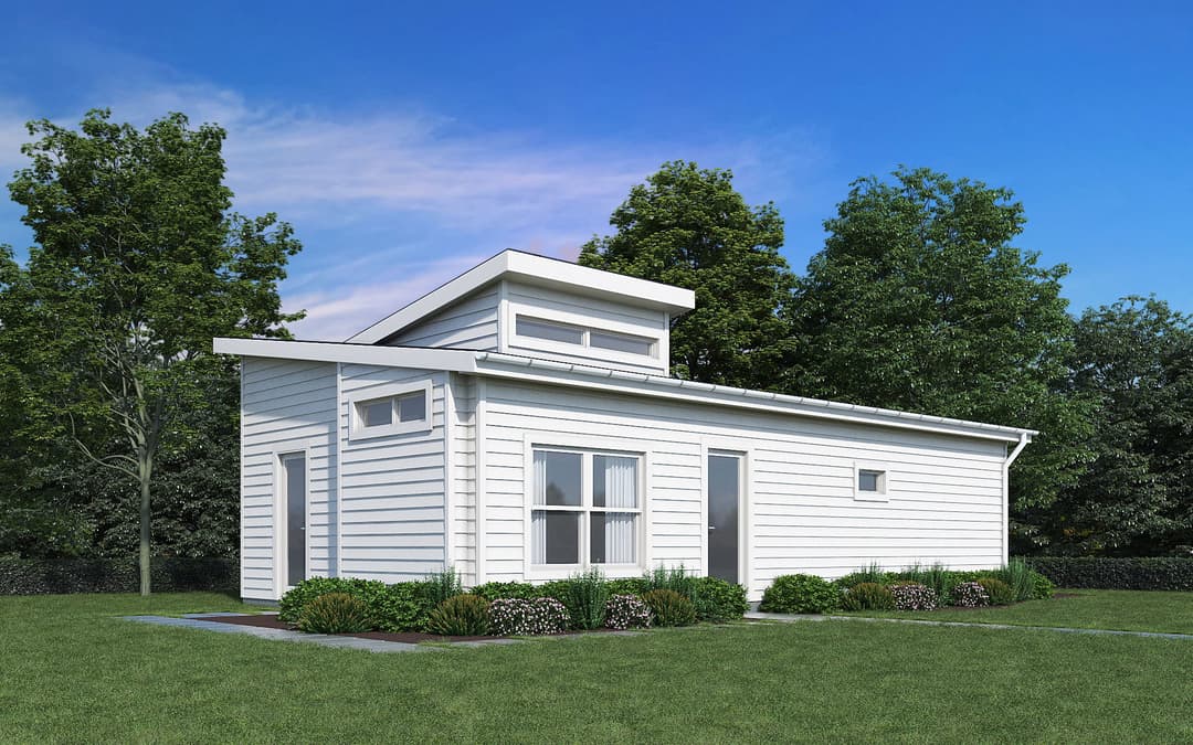 The newport 2.2 hero, elevation, and exterior home features