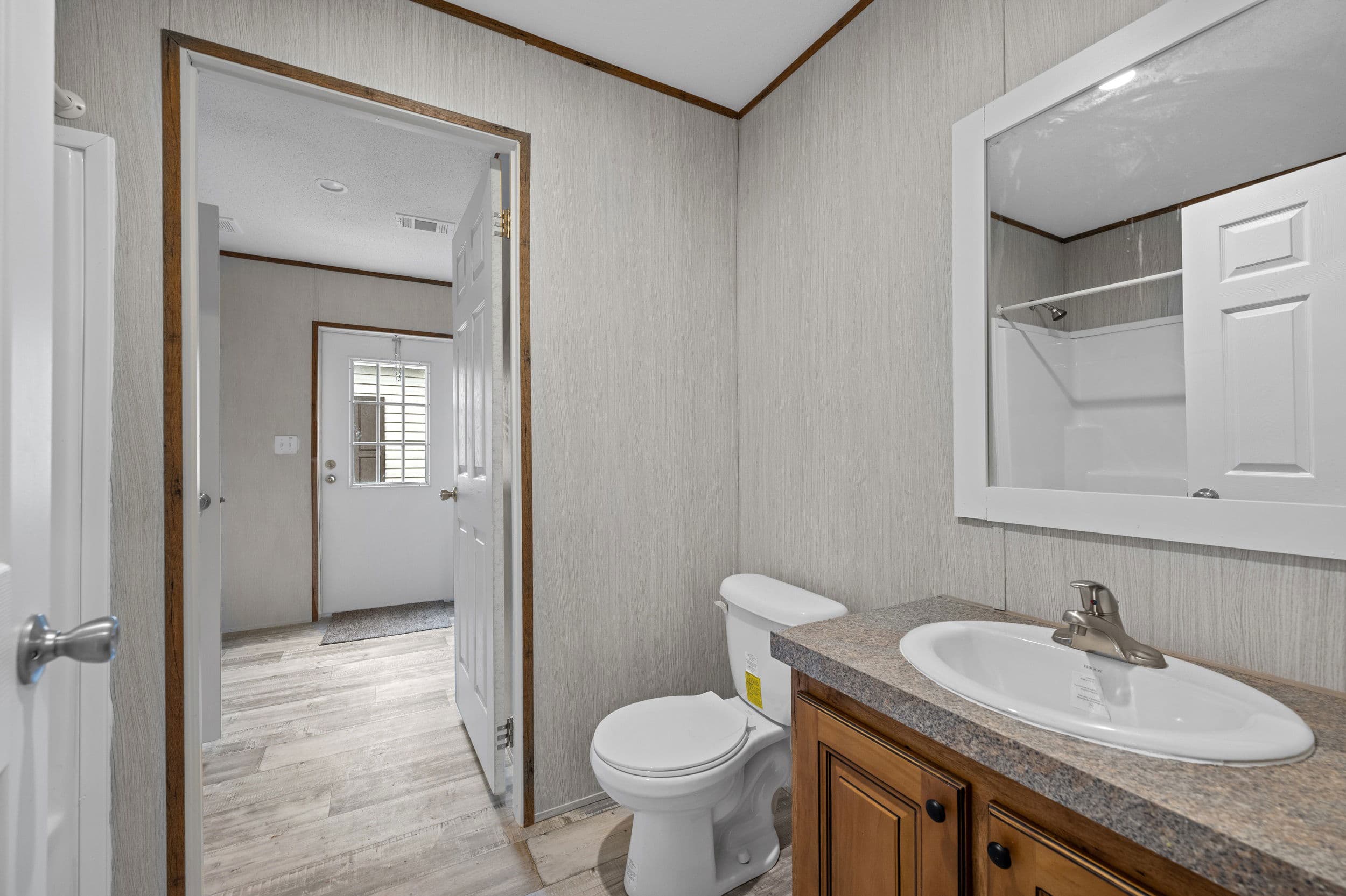 The telford bathroom home features