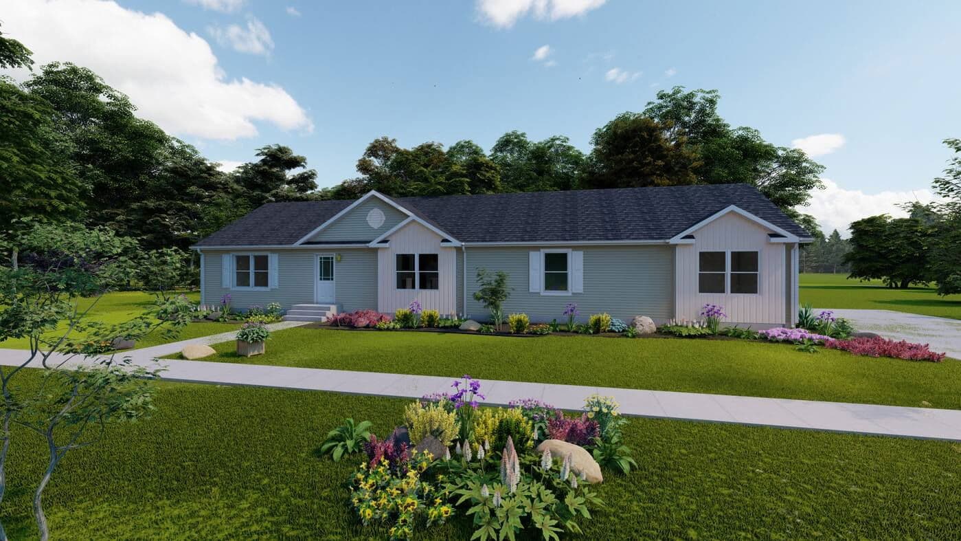 Mcdowell max 28 28763b hero, elevation, and exterior home features