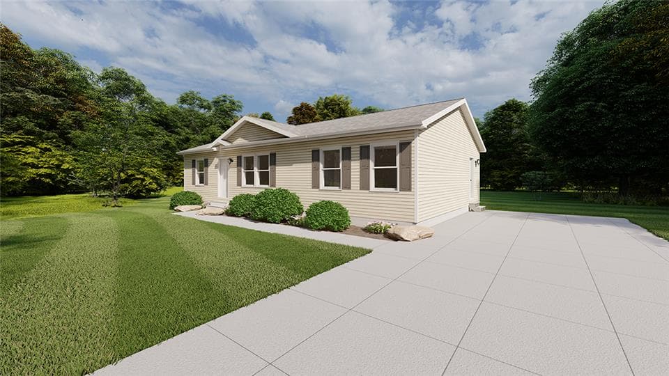 Evolution series fillmore model 2848b hero, elevation, and exterior home features