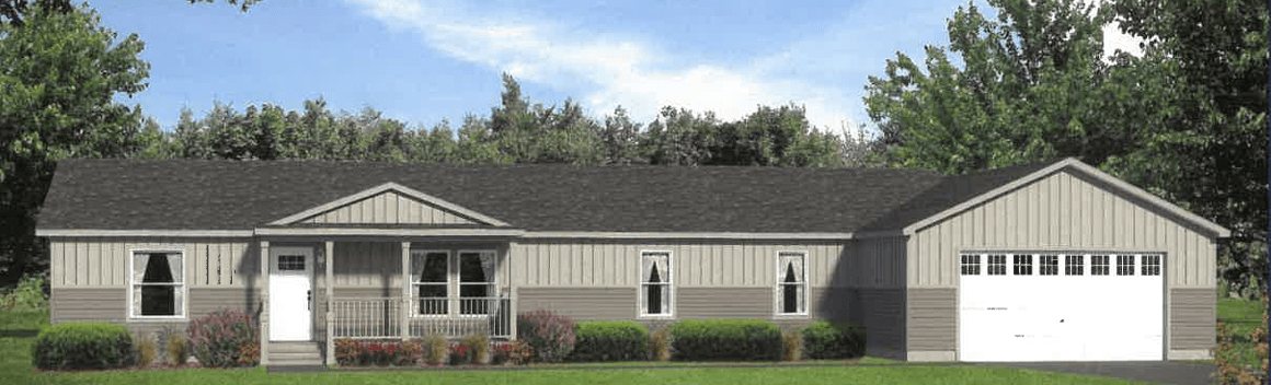 Goldenrod hero, elevation, and exterior home features