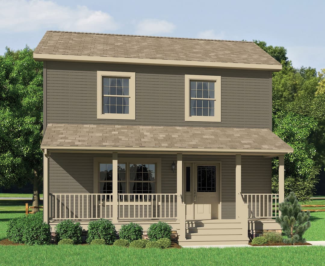 Adams ii elevation and exterior home features