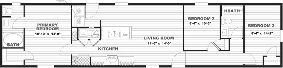 Clark floor plan home features