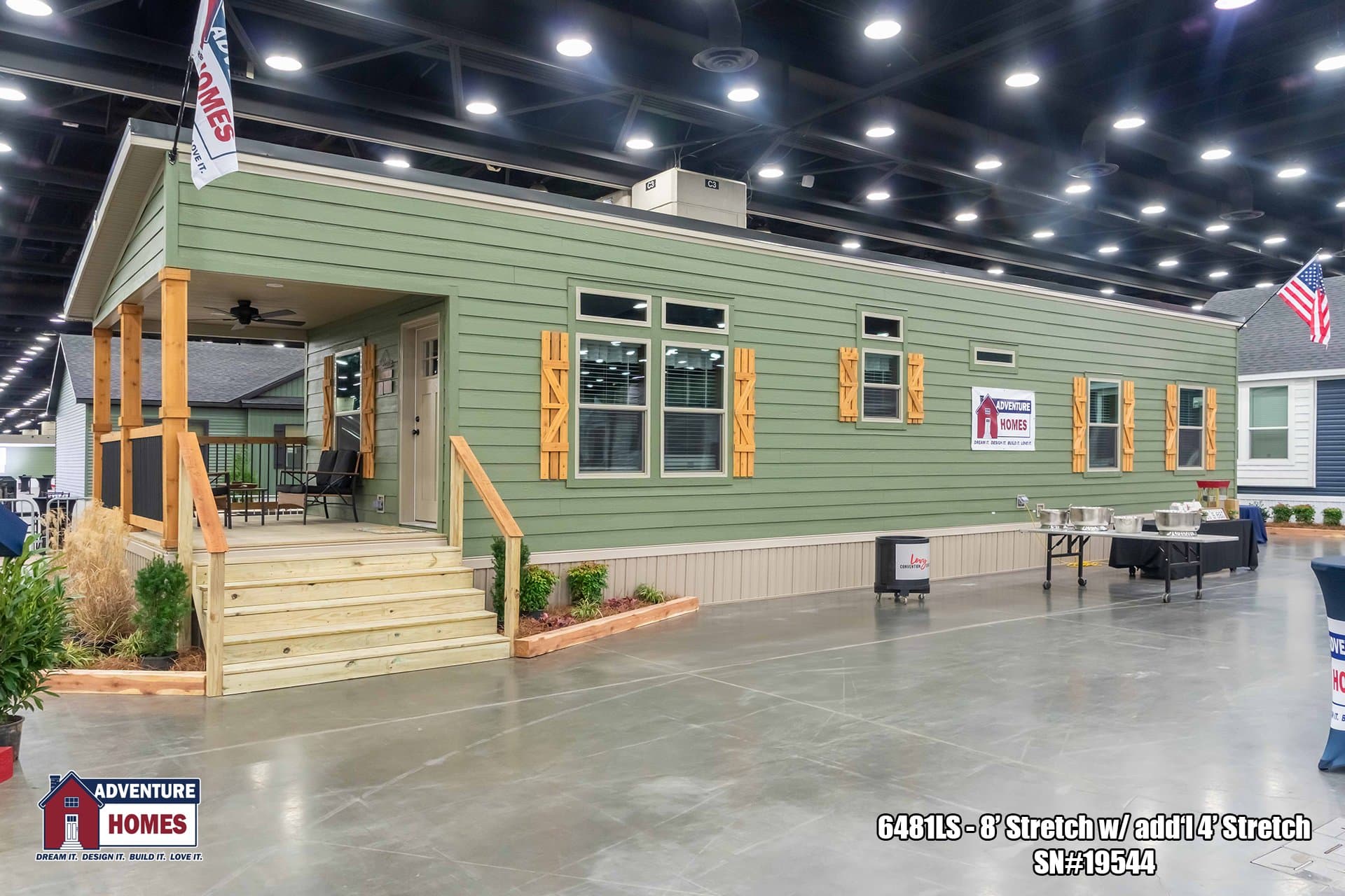 6481ls (8’ stretch) elevation and exterior home features