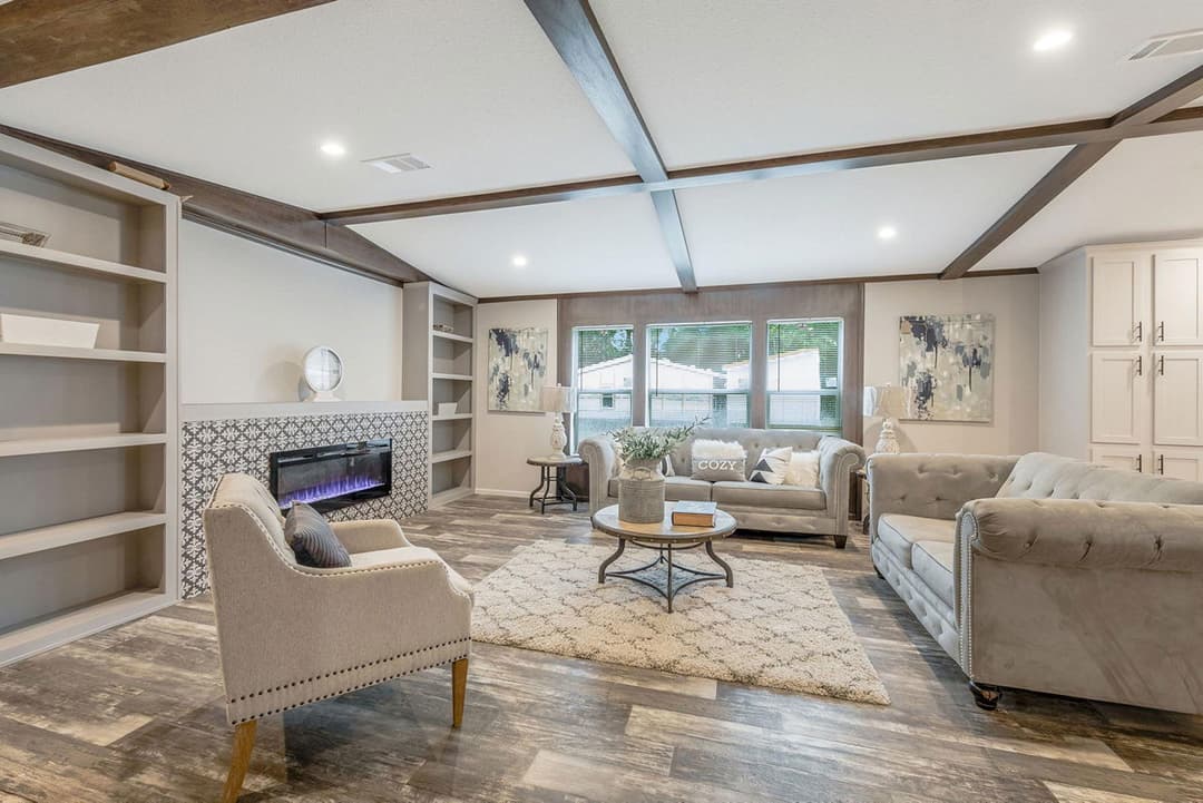 The magazine interior home features