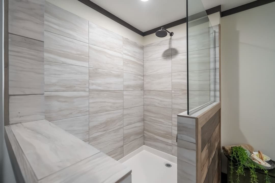 Boujee lux bathroom home features
