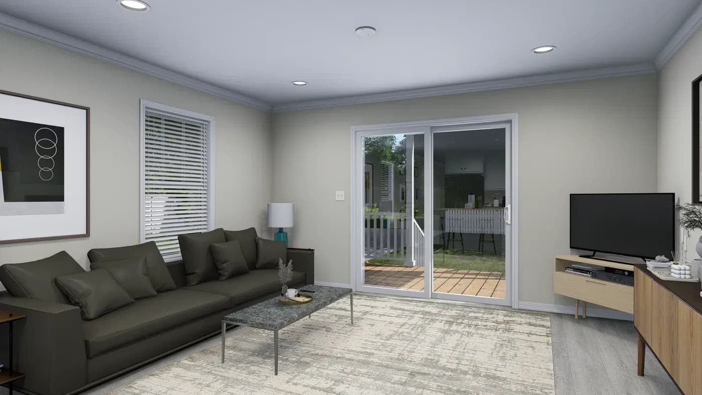 Canyon interior home features