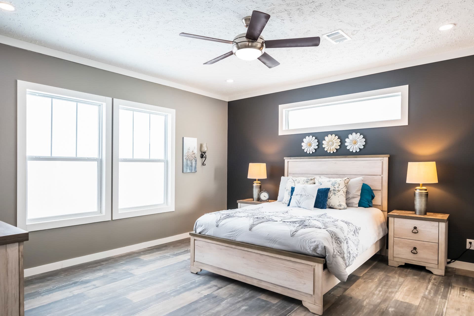The willow oak bedroom home features