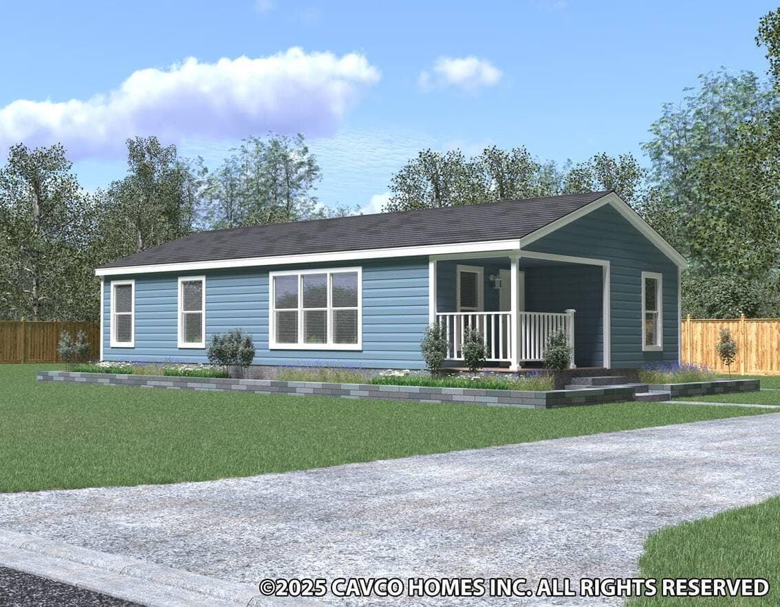 Falcon 24402b hero, elevation, and exterior home features