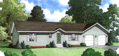 Paxton i hero, elevation, and exterior home features