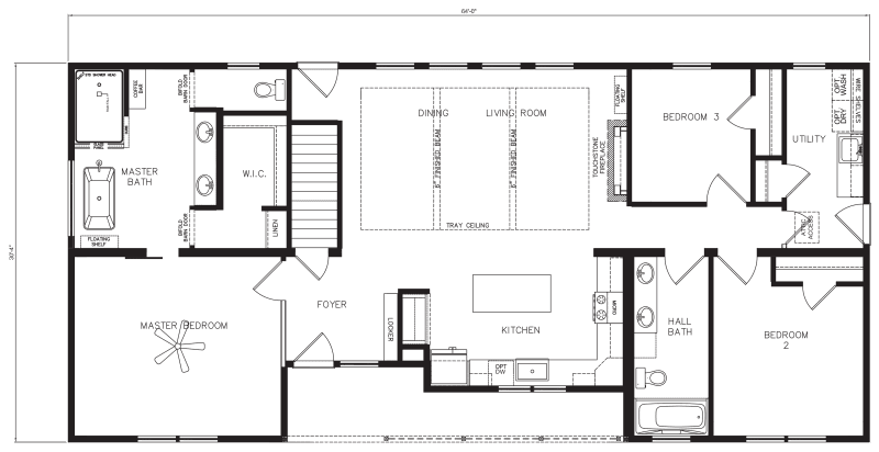 Cabernet floor plan home features