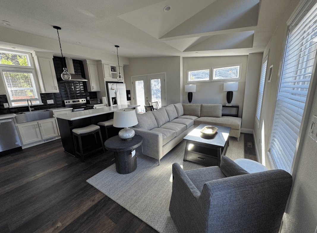 The newport interior home features