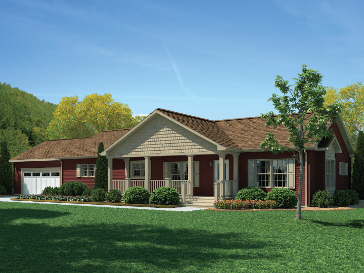 Albany series jr9a hero, elevation, and exterior home features