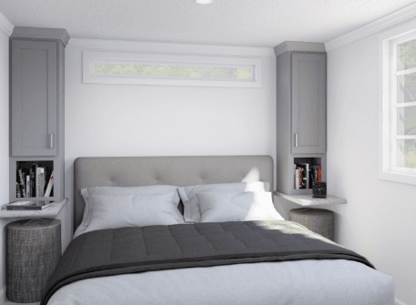 Shore park bedroom home features