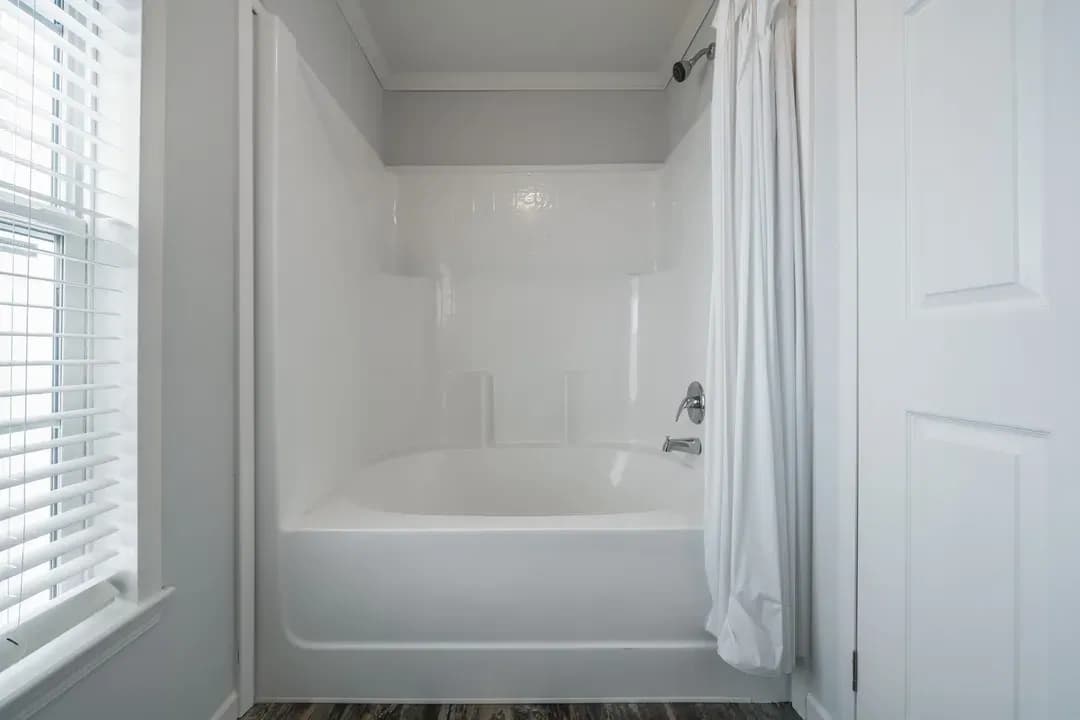 The leahy bathroom home features