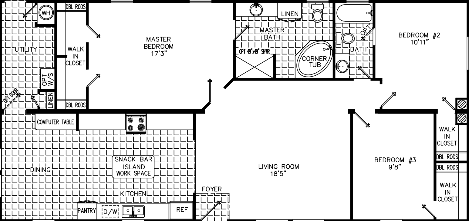 Ken 2856 floor plan home features