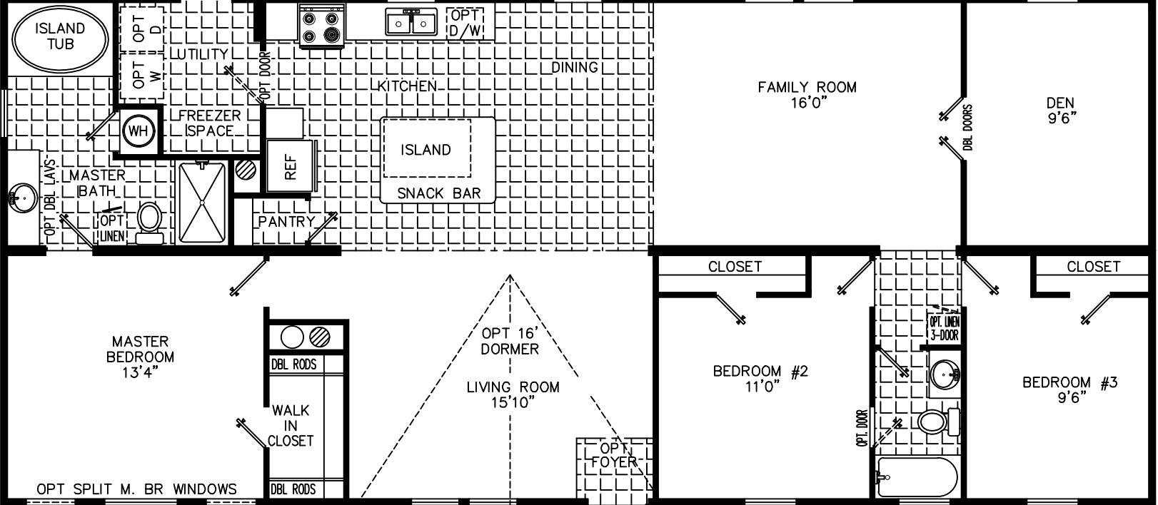 St andrews 3 br 2860 floor plan home features