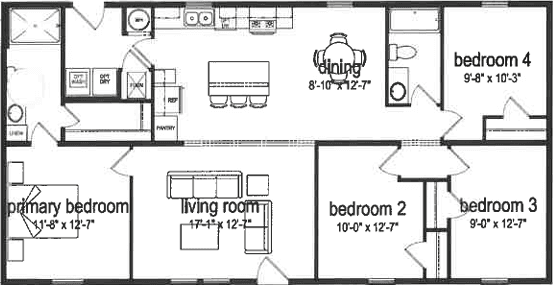 Meadowlark floor plan home features