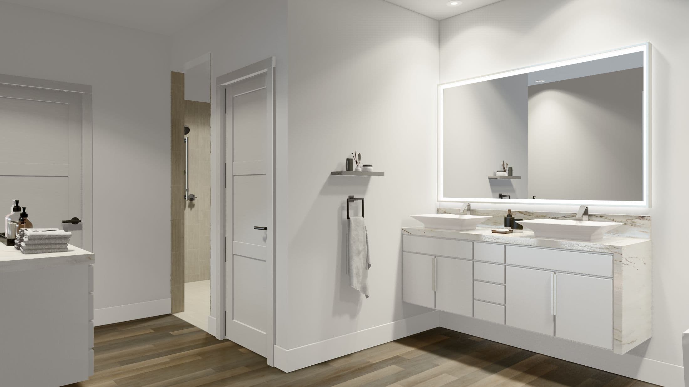 Model 8 bathroom home features