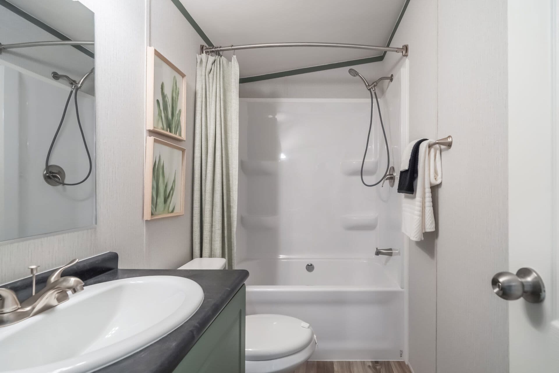 Singlewide s-16×64-32c shed bathroom home features