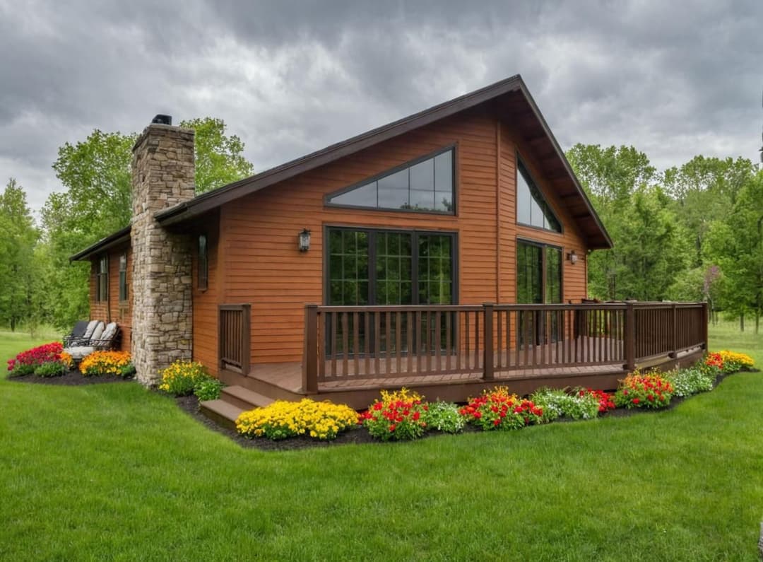 Lakewood 2055 hero, elevation, and exterior home features