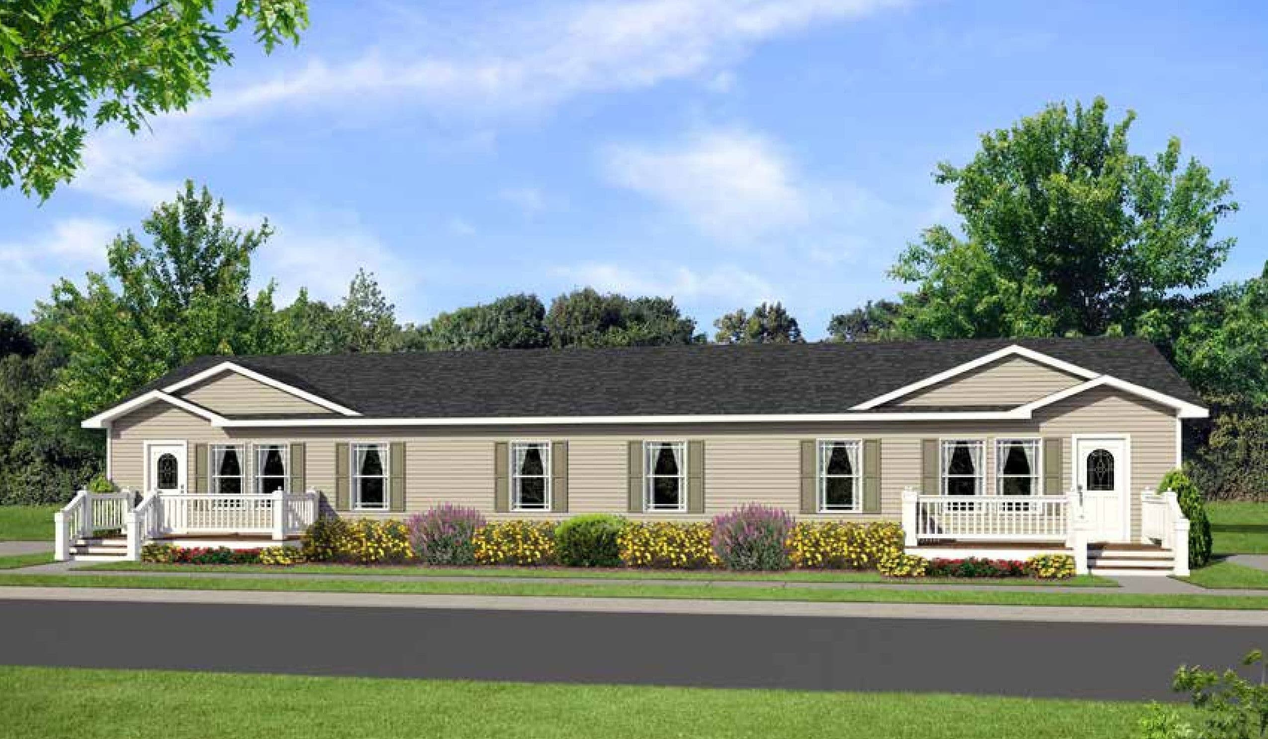 The covington hero, elevation, and exterior home features