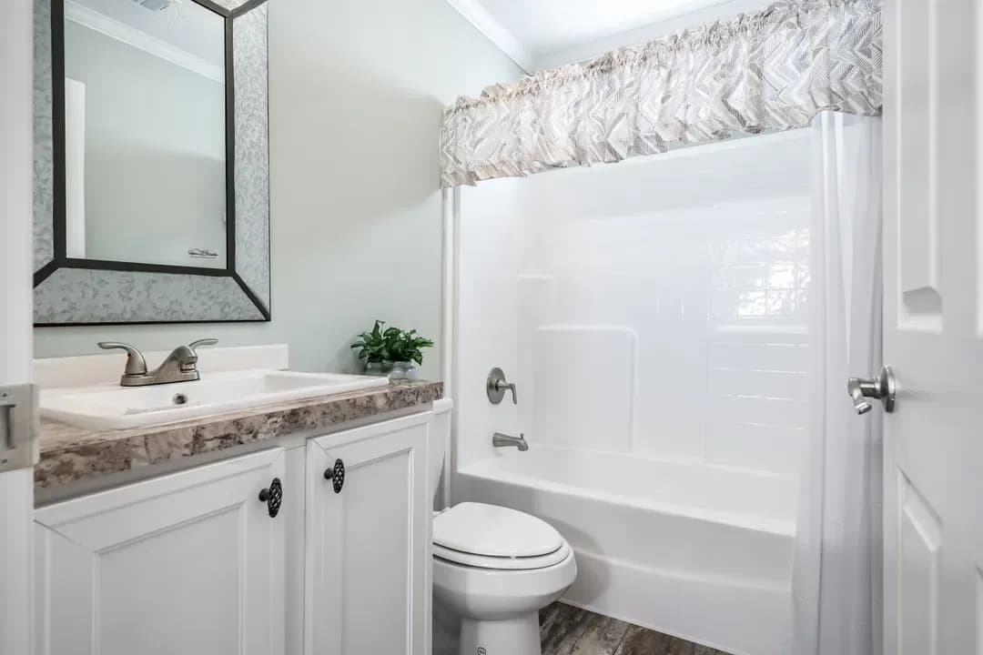 The jefferson bathroom home features