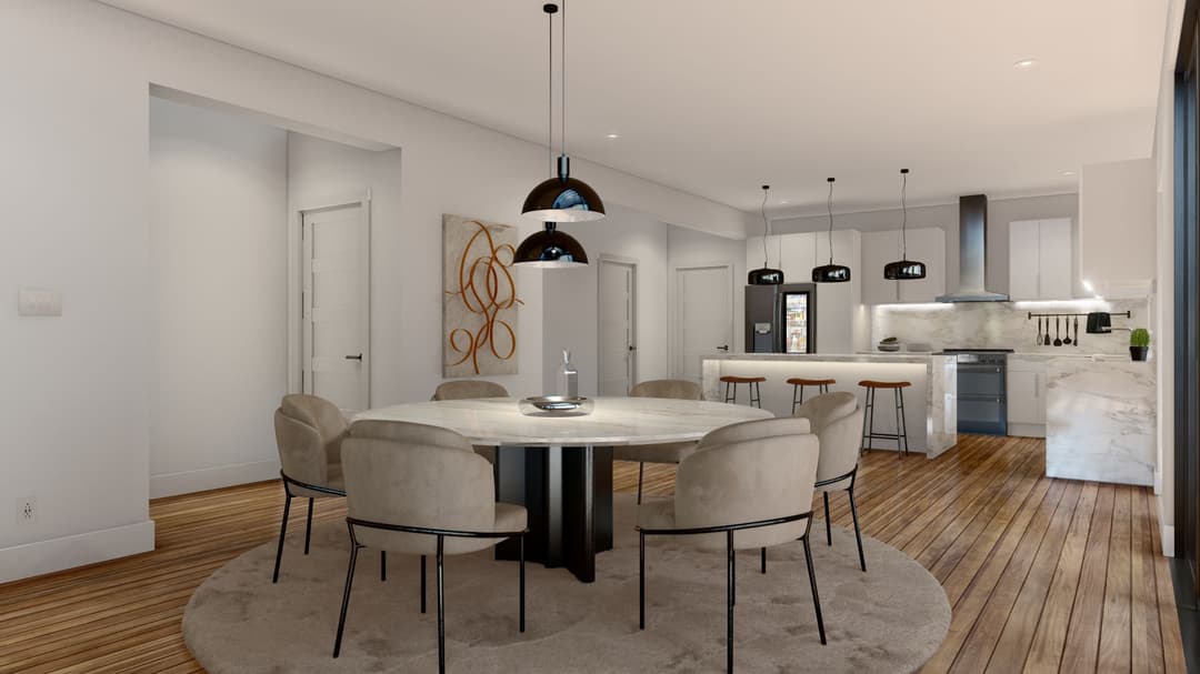 Model 17 interior home features