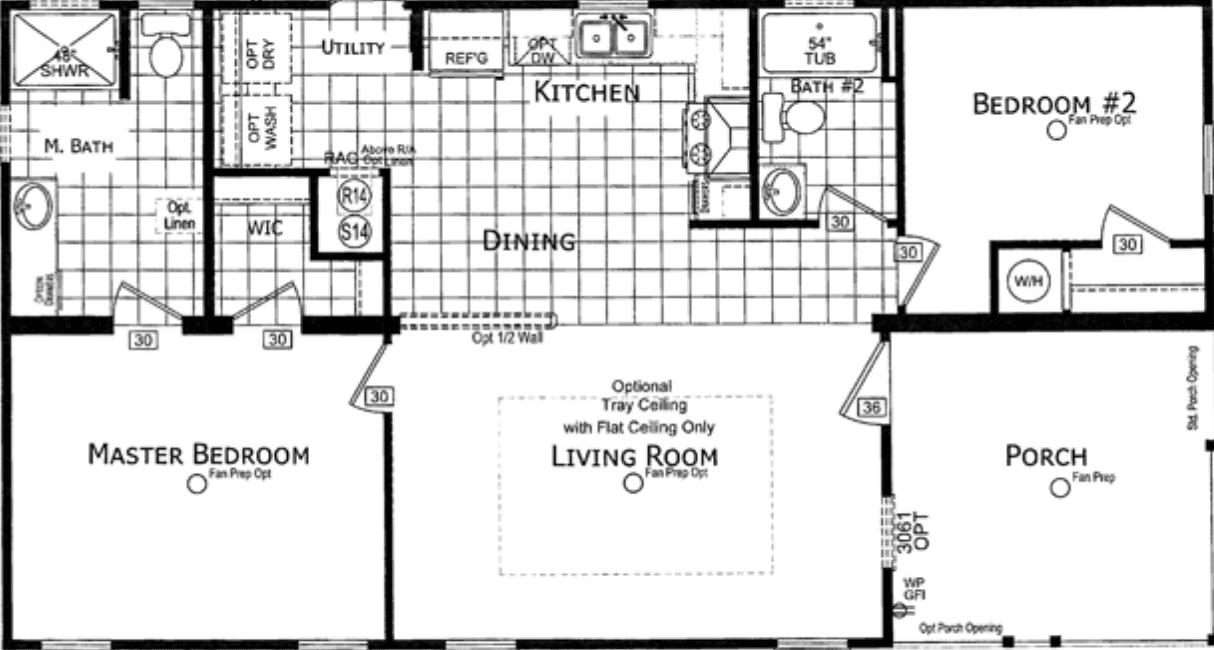 Amica floor plan home features