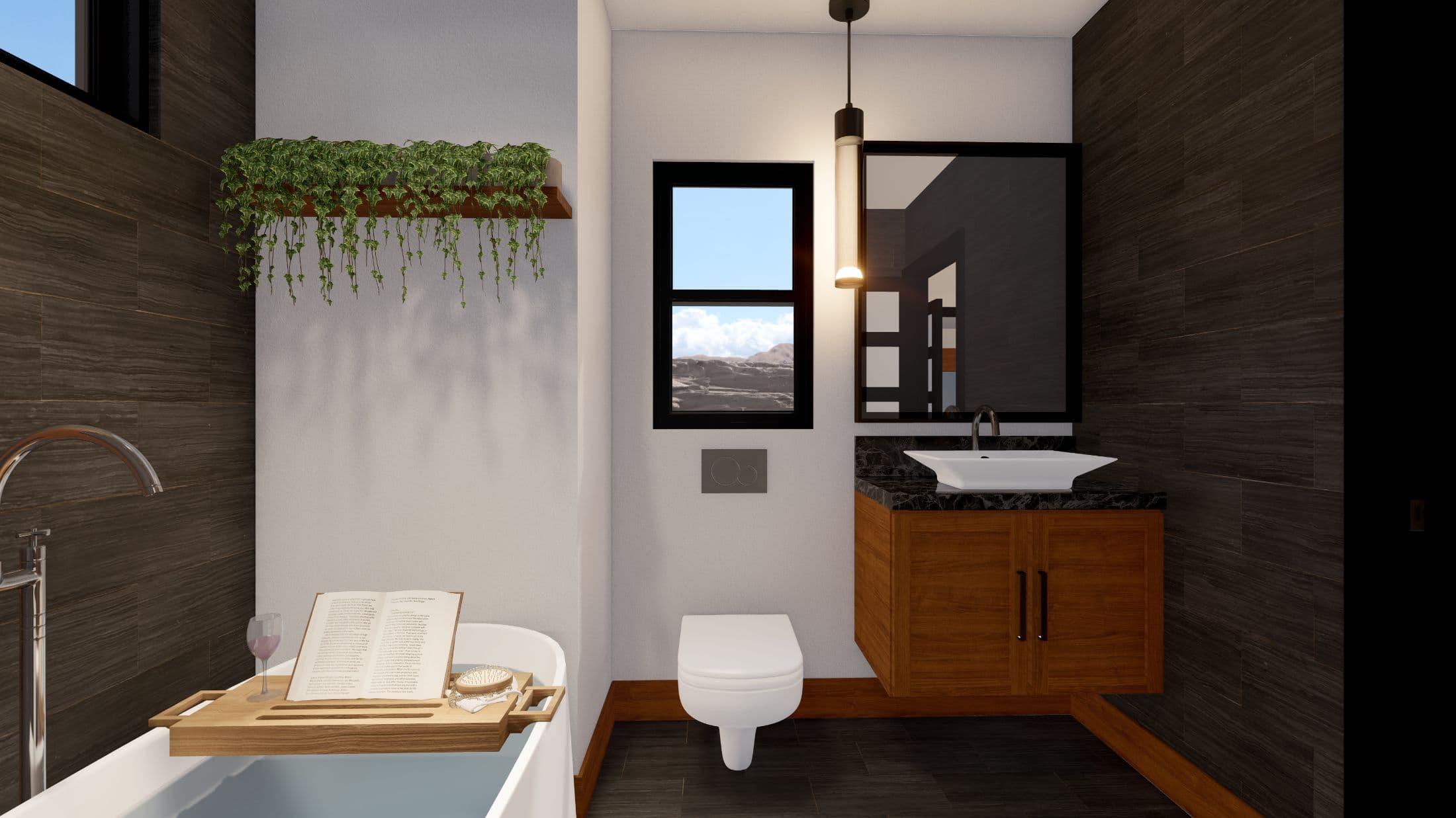 Model 25 bathroom home features