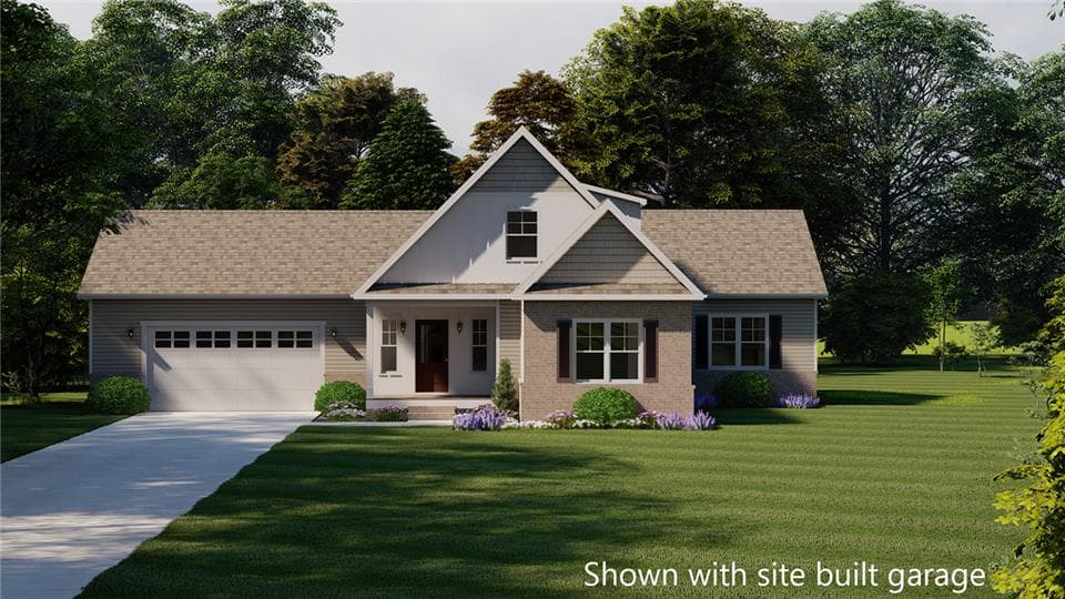 Forest brook hero, elevation, and exterior home features