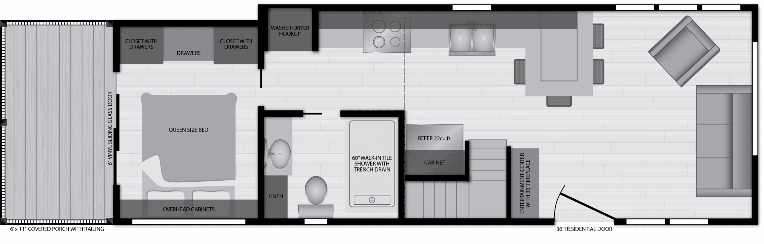 Eldorado 9033 floor plan home features
